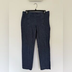 Banana Republic Sloan Sailor Cropped Pants